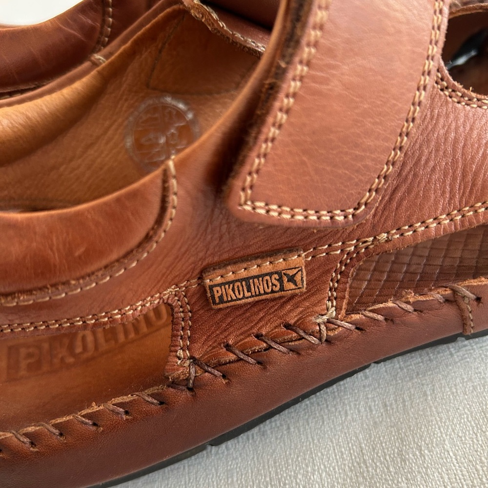 NWOT Pikolinos TARIFA O6J Flat Sandals Leather - Picture 8 of 16